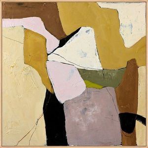 Ručne maľovaný obraz s rámom/na plátne 101x101 cm Featured – Malerifabrikken vyobraziť