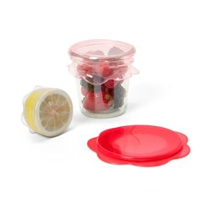 3 silikónové veká na udržiavanie čerstvosti vyobraziť