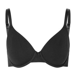 Podprsenka s kosticami, čierna vyobraziť