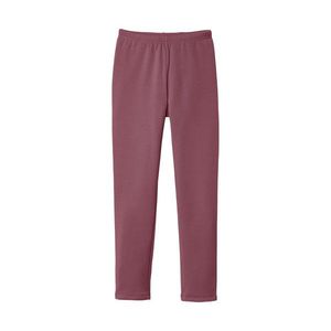 Detské termolegínsy s počesanou vnútornou stranou, vínové vyobraziť