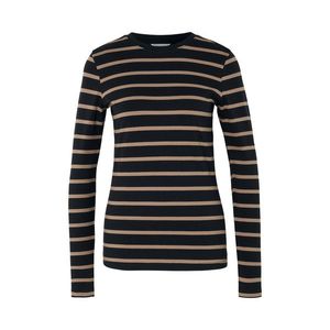 Prúžkované tričko s dlhými rukávmi vyobraziť