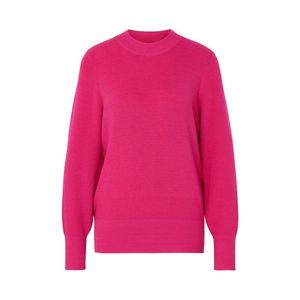 Pulóver z jemného úpletu, fuksiový vyobraziť
