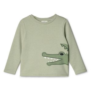 Detská mikina s potlačou krokodíla vyobraziť