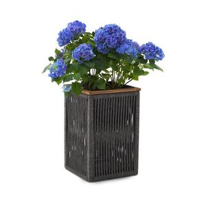 Kvetináč s textilným výpletom vyobraziť