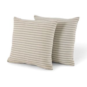 Outdoorové vankúše na dotyk pripomínajúce ľan, 2 ks vyobraziť