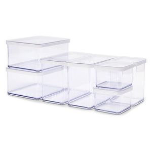 Dózy: priehľadné Veká: biele vyobraziť