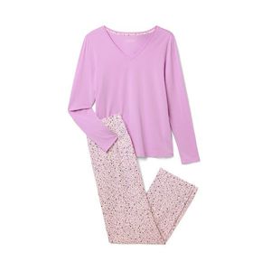 Pyžamo, ružové s celoplošnou srdiečkovou potlačou vyobraziť