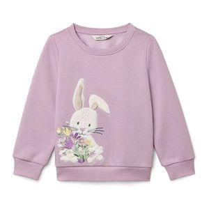 Mikina s počesanou vnútornou stranou, orgovánová vyobraziť