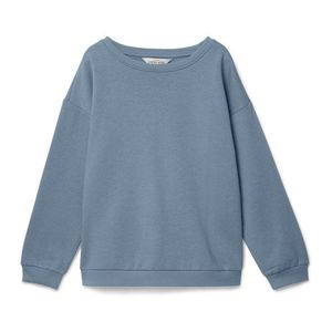 Detská mikina s počesanou vnútornou stranou, modrá vyobraziť