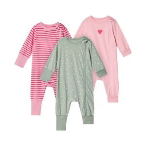 Pyžamá pre bábätko, 3 ks, srdiečka vyobraziť