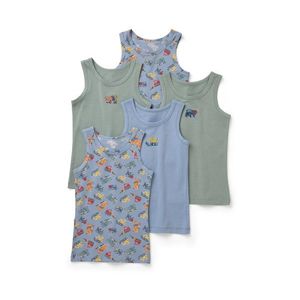 Detské tielka, 5 ks, bager vyobraziť