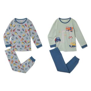 Detské pyžamá, 2 ks, bager vyobraziť