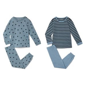 Detské pyžamá, 2 ks, modré vyobraziť