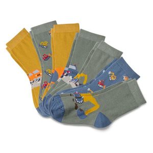 Detské ponožky, 7 párov, autíčka vyobraziť