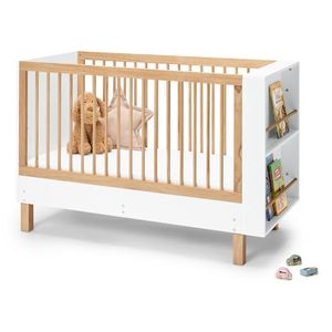 Detská postieľka »Leira« s integrovanou policou na knihy vyobraziť