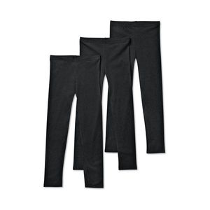 Detské legínsy, 3 ks, čierne vyobraziť