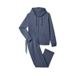 Tepláková domáca súprava, dymovomodrá vyobraziť