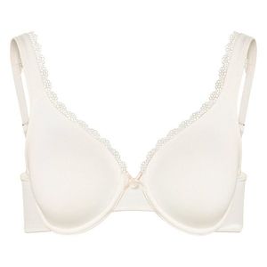 Podprsenka s kosticami, krémová vyobraziť