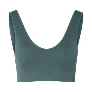 Bezšvová korzetová podprsenka, petrolejová vyobraziť