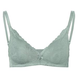 Podprsenka s čipkovanými košíčkami, šalviová vyobraziť