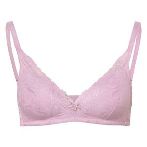 Podprsenka s čipkovanými košíčkami, ružová vyobraziť