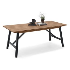 Rozťahovací záhradný stôl s rustikálnym rámom, cca 200 ‒ 250 cm vyobraziť