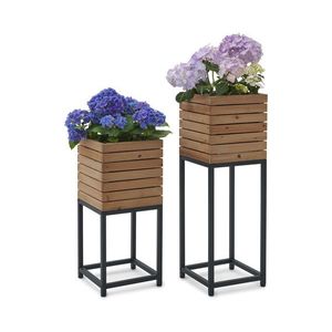 Stĺpovité kvetináče »Elin«, 2 ks vyobraziť