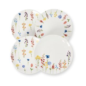 Dezertné taniere s dekorom, 4 ks vyobraziť