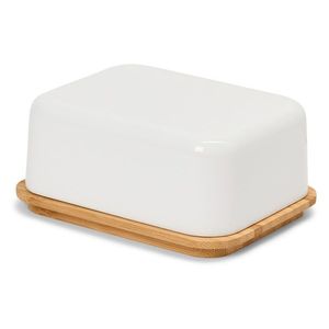 Dóza na maslo s bambusom vyobraziť