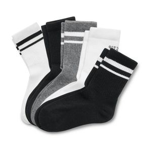 Detské tenisové ponožky, 5 párov, sivé vyobraziť