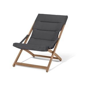 Skladacie záhradné kreslo, antracitové vyobraziť