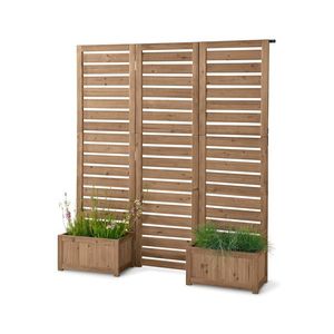 Flexibilný paraván s kvetináčmi vyobraziť