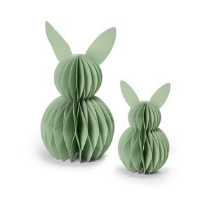 Papierové veľkonočné zajace, 2 ks vyobraziť