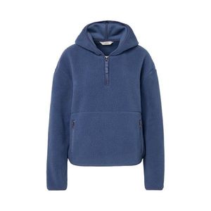 Mikina z kožušinového plyšu, modrá vyobraziť