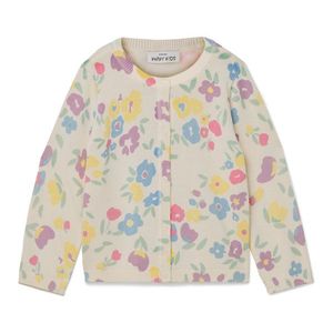 Detský pletený svetrík, kvety vyobraziť