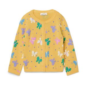 Detský pletený svetrík, motýle vyobraziť