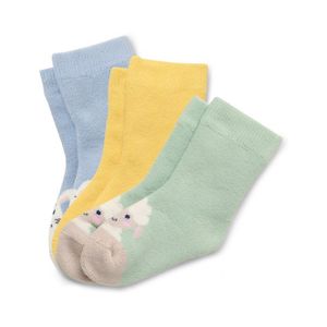 Ponožky z froté pre bábätká, 3 páry vyobraziť