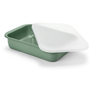 Smaltovaná zapekacia misa s vekom vyobraziť