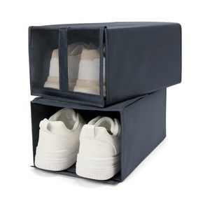 Skladacie boxy na topánky, 2 ks vyobraziť