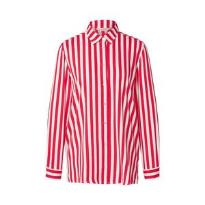 Prúžkovaná blúzka, červená vyobraziť