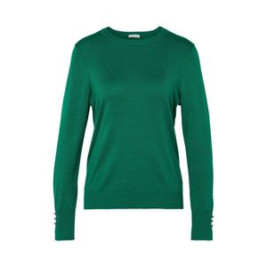 Pulóver z jemného úpletu, zelený vyobraziť