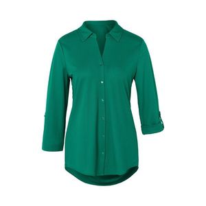 Džersejová piqué blúzka, zelená vyobraziť