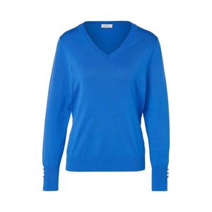 Pulóver z jemného úpletu, modrý vyobraziť