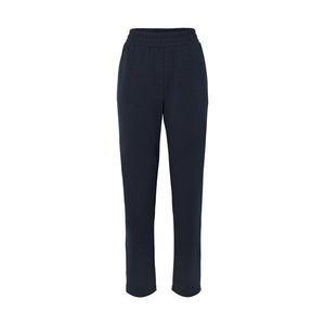 Teplákové nohavice, tmavomodré so zeleným bočným prúžkom vyobraziť