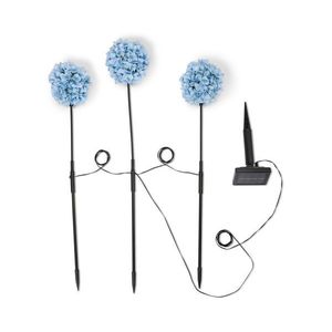 Solárne bodce »Hortenzie«, 3 ks vyobraziť