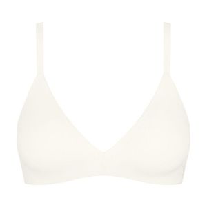 Podprsenka sloggi ZERO Feel Pure THE UP Push Up, hodvábna biela vyobraziť