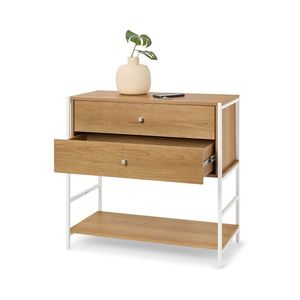 Komoda »GRADE« s 2 zásuvkami, vzhľad dreva vyobraziť