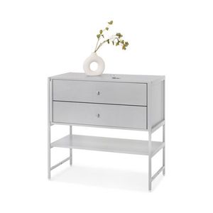 Komoda »GRADE« s 2 zásuvkami, sivá vyobraziť