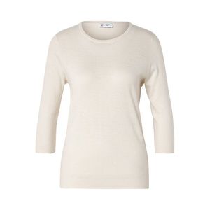 Pulóver z jemnej pleteniny s hodvábom, krémový vyobraziť