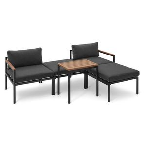 Modulárna záhradná obývacia súprava, 5-dielna vyobraziť